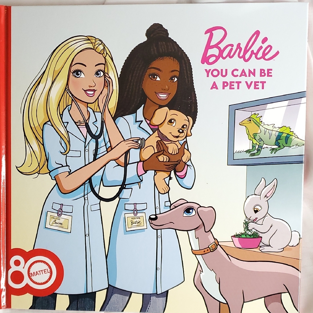 Mattel Barbie Pet Vet Adventure Book
